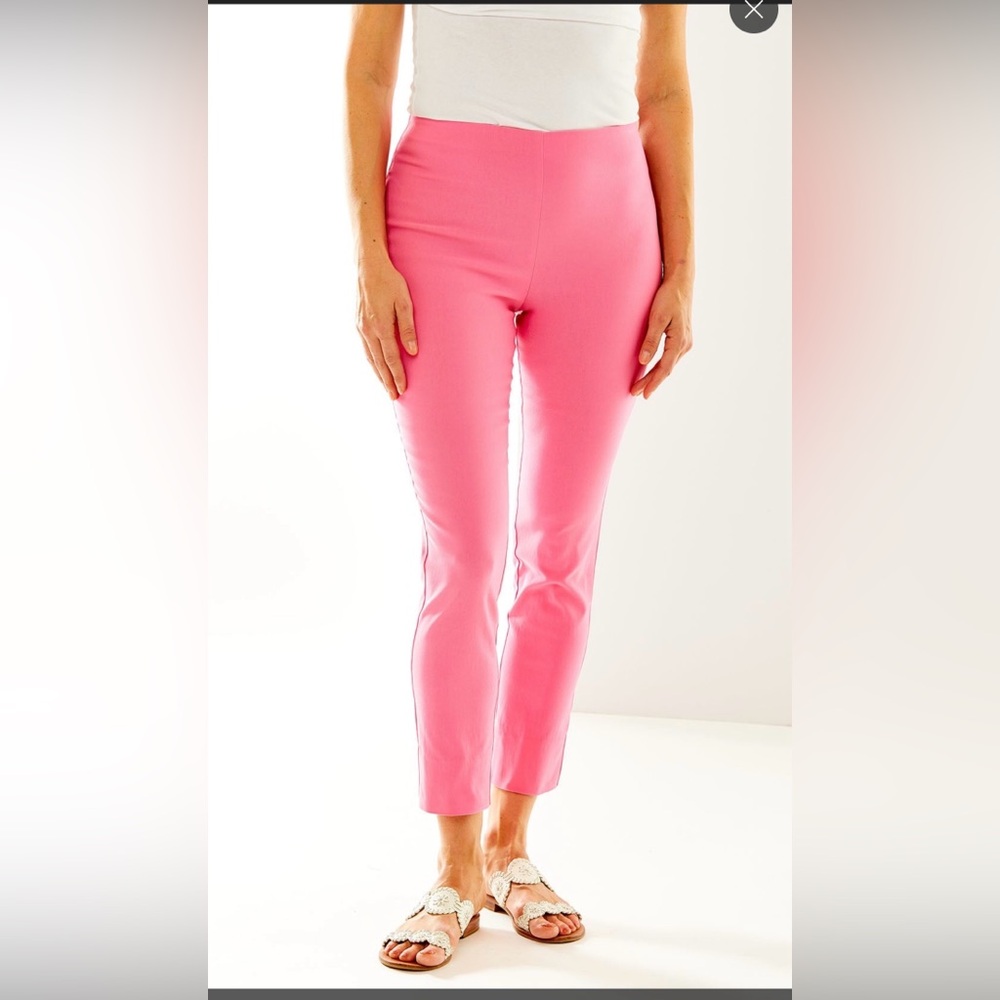 Sara Campbell Pastel Pink Cropped Pants Size Small
